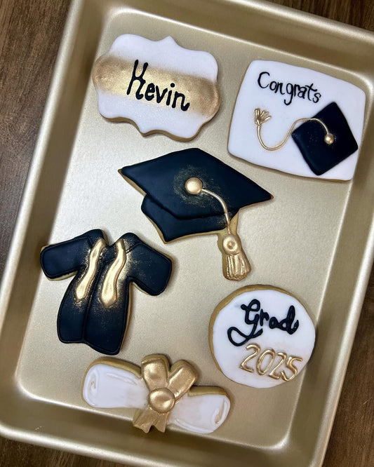 12 Grad Cookies